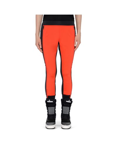adidas By Stella McCartney Synthetic Red Ski Trousers in Black - Lyst