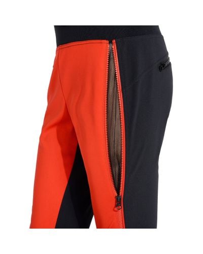 adidas By Stella McCartney Synthetic Red Ski Trousers in Black - Lyst