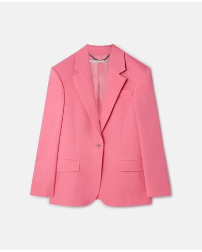 Stella McCartney Wool Single-breasted Blazer - Pink