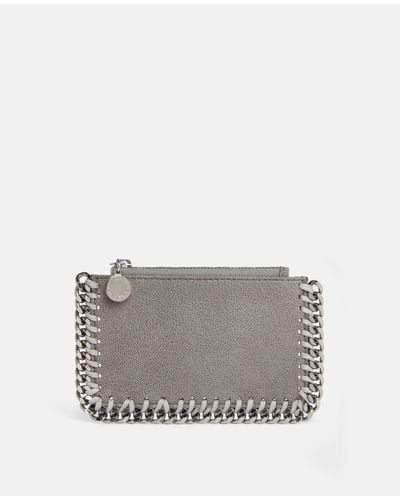 Stella McCartney Falabella Zipped Wallet - Gray