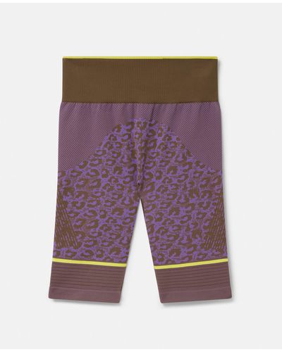 Stella McCartney Truestrength Seamless Yoga Shorts - Purple