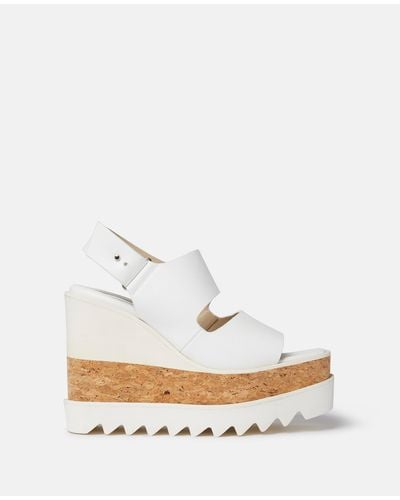 Stella McCartney Elyse Alter Mat Platform Sandals - White