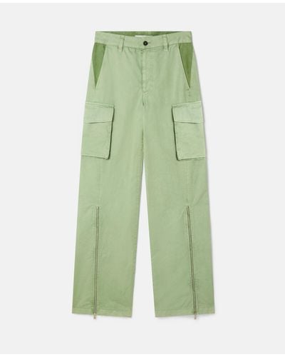 Stella McCartney Organic Cotton Cargo Pants - Green