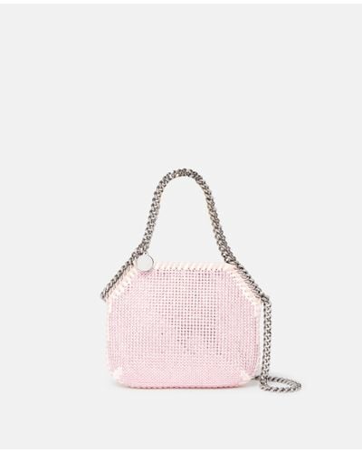 Stella McCartney Falabella Crystal Mini Shoulder Bag - Pink