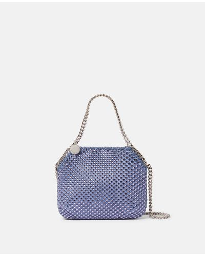 Stella McCartney Falabella Crystal Tiny Tote Bag - Blue