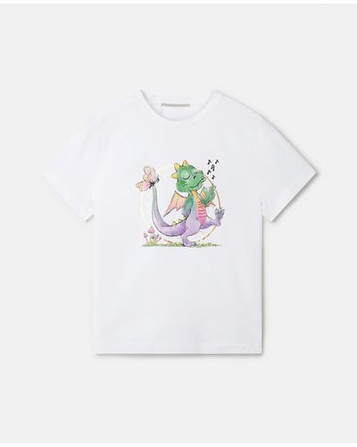 Stella McCartney Year Of The Dragon Print T-shirt - White