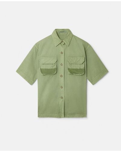 Stella McCartney Organic Cotton Utility Shirt - Green