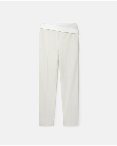 Stella McCartney Twill Tailored Dinner Pants - White