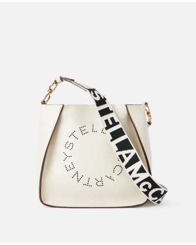 Stella McCartney Stella Logo Shoulder Bag - White
