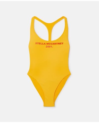 Stella McCartney 2001. Print Swimsuit - Yellow