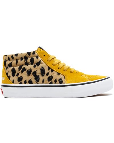 vans gold leopard