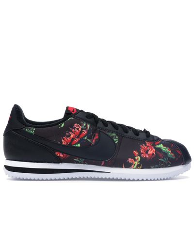 nike cortez flowers
