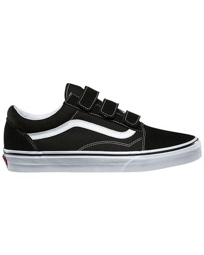 black velcro old skool vans