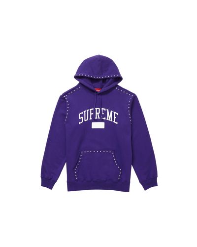 supreme studded hoodie
