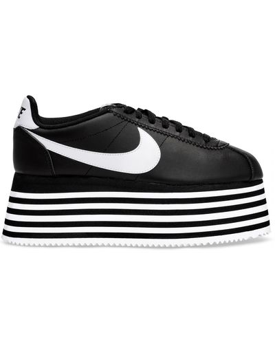 nike cortez platform sneakers