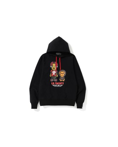 A Bathing Ape Baby Milo X Lil Yachty Pullover Hoodie Black for Men - Lyst