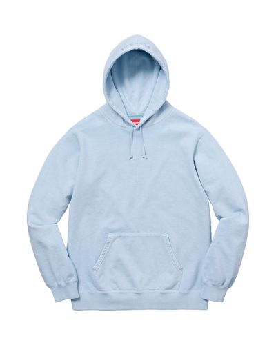 Light Blue Supreme Hoodie Cheap Sale 