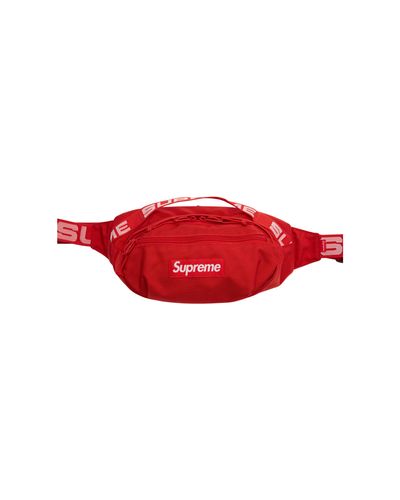 supreme waist bag ss18 red