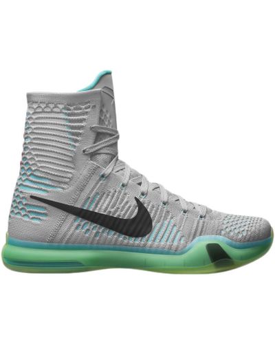 kobe 10 elite grey