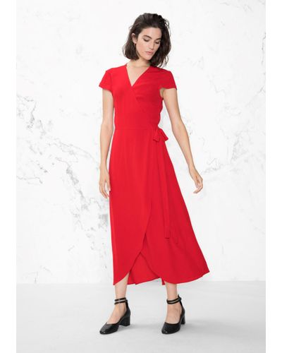 ☀ Other Stories Synthetic Wrap Dress in ...
