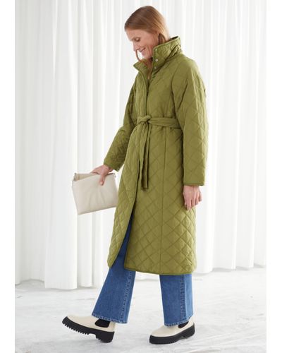 & other stories quilted coat