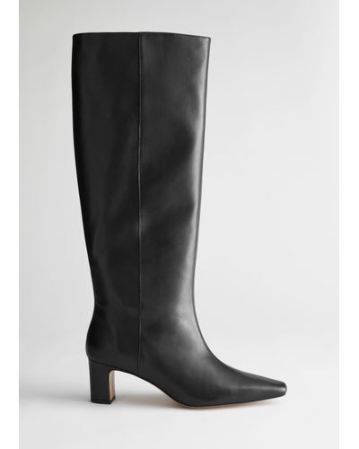 & other stories almond toe boots