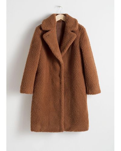 teddy wrap coat