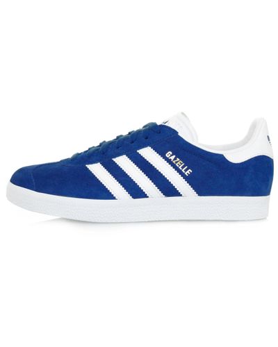 adidas Originals Gazelle Royal Blue Suede Shoe for Men - Lyst adidas Originals Gazelle Royal Blue Suede Shoe for Men - Lyst