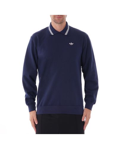 Adidas samstag polo sweatshirt Clearance