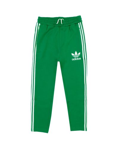 adidas Originals Cotton 7/8 Green Track Pants for Men | Lyst UK