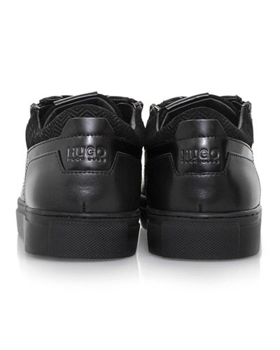 HUGO Leather Hugo Boss Futurism Tenn Black Shoes for Men - Lyst