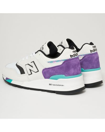 white and purple new balance