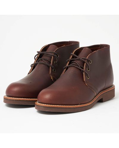 Red Wing Leather Foreman Chukka Briar Brown Boot 09215 For Men Lyst