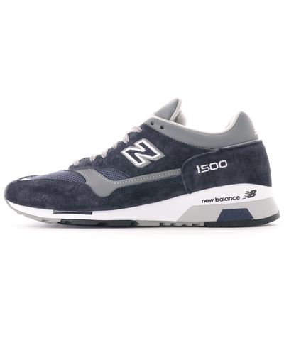 New Balance Leather M1500 'made In Uk' in Black (Blue) for Men - Lyst