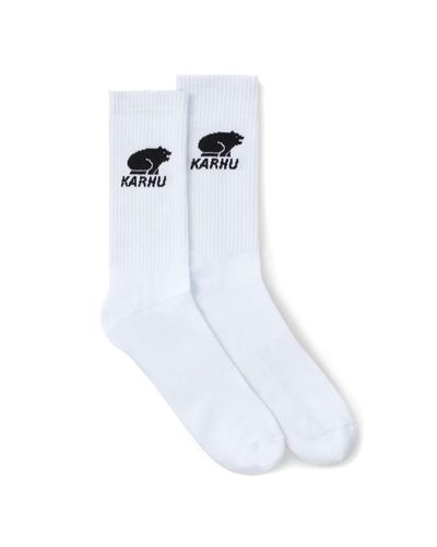 Karhu Classic Logo Socks in White & Black (White) for Men - Lyst
