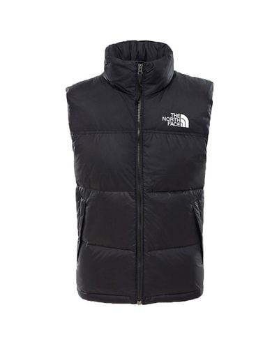 The North Face Synthetic Black 1996 Retro Nuptse Gilet Body Warmer for Men - Lyst