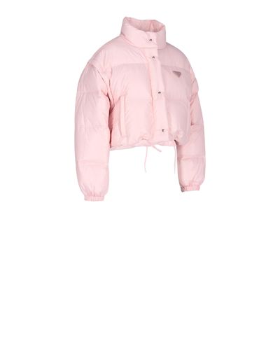 baby pink cropped jacket