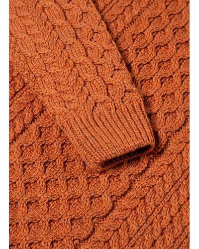 sunspel cable knit