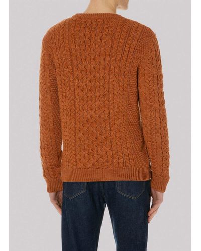 sunspel cable knit