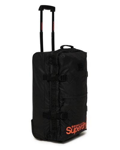 Superdry Travel Range Large Check In Suitcase in Black for Men | Lyst