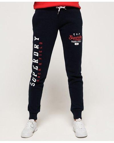Superdry Track & Field Sweatpants in Navy (Blue) - Lyst