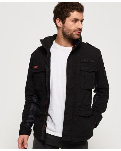 Superdry Fleece Black Label Rookie Classic Jacket for Men - Lyst