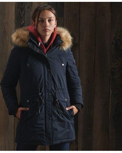 microfibre parka coat