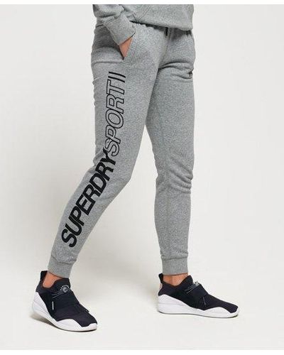 superdry grey joggers