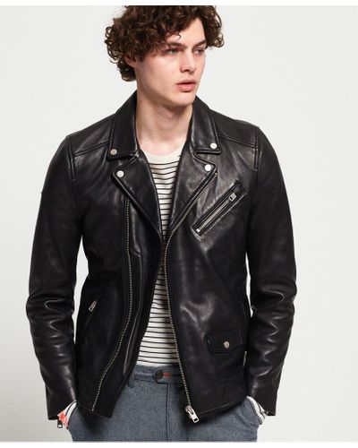 superdry hero leather