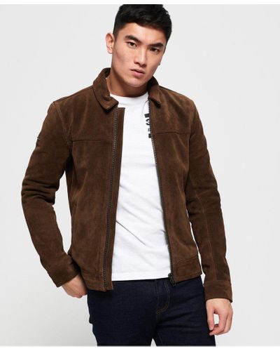 superdry curtis suede jacket