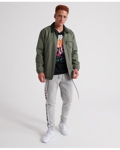 superdry grey joggers