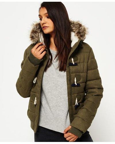 toggle puffle jacket