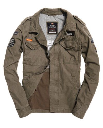 superdry rookie deck jacket midnight