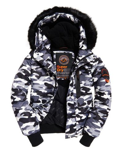 superdry camo bomber jacket